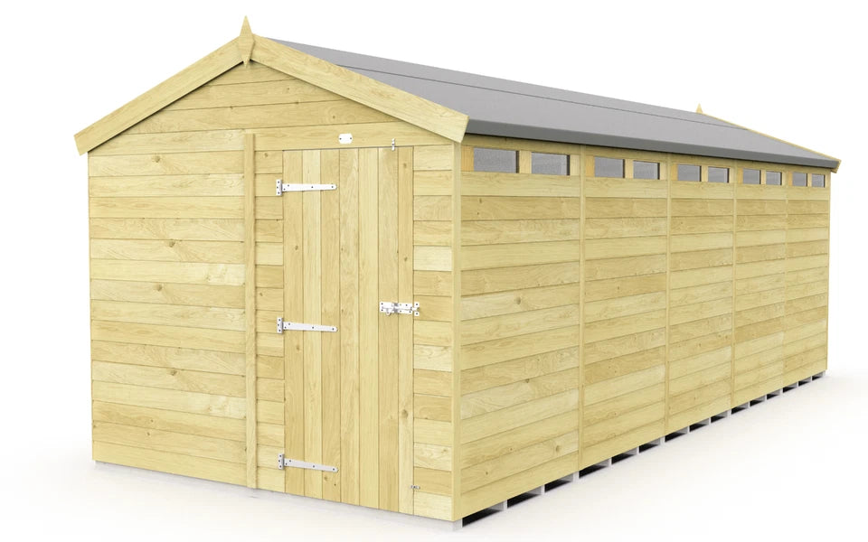 Premium Wooden Garden Storage Shed 8x20ft