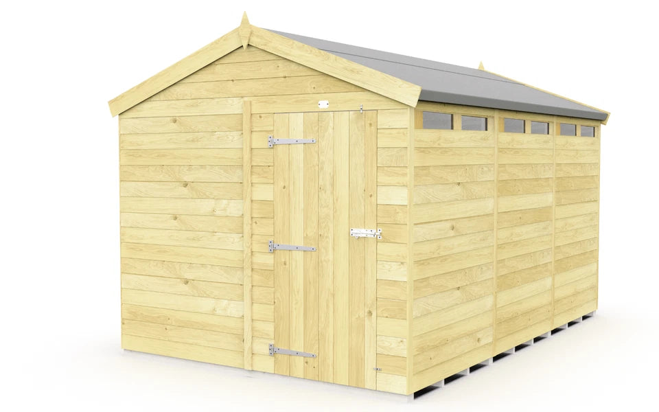 Premium Wooden Garden Storage Shed 8x12ft
