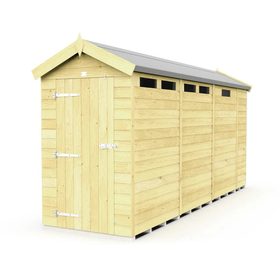 Premium Wooden Garden Storage Shed 4x13ft