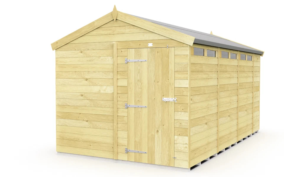 Premium Wooden Garden Storage Shed 8x14ft
