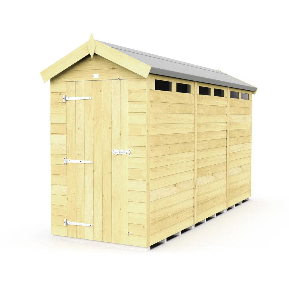 Premium Wooden Garden Storage Shed 4x12ft