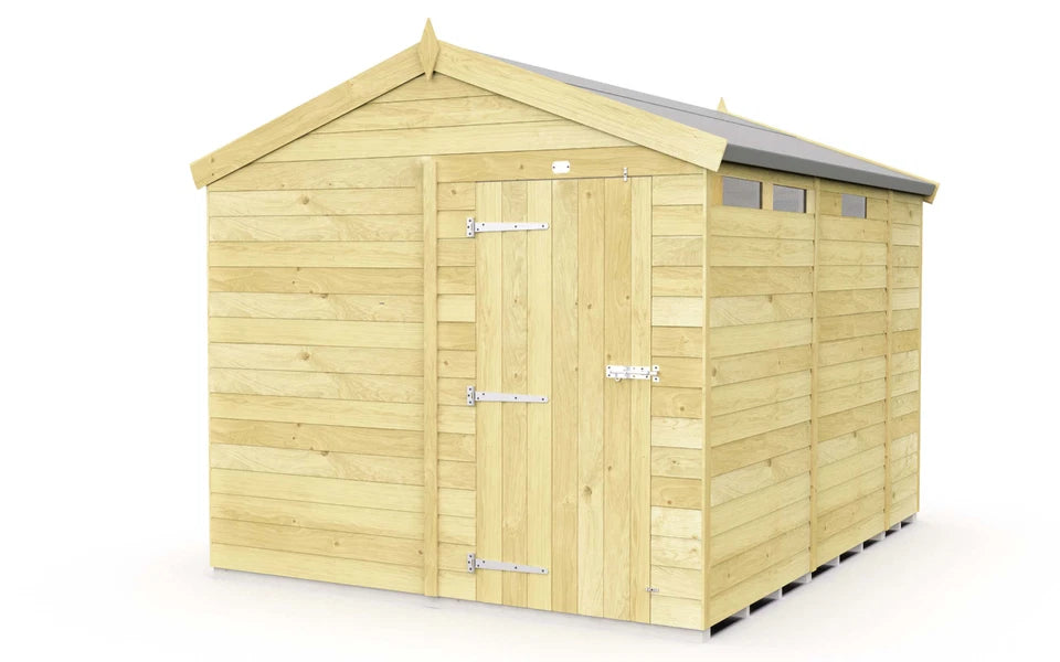 Premium Wooden Garden Storage Shed 8x9ft
