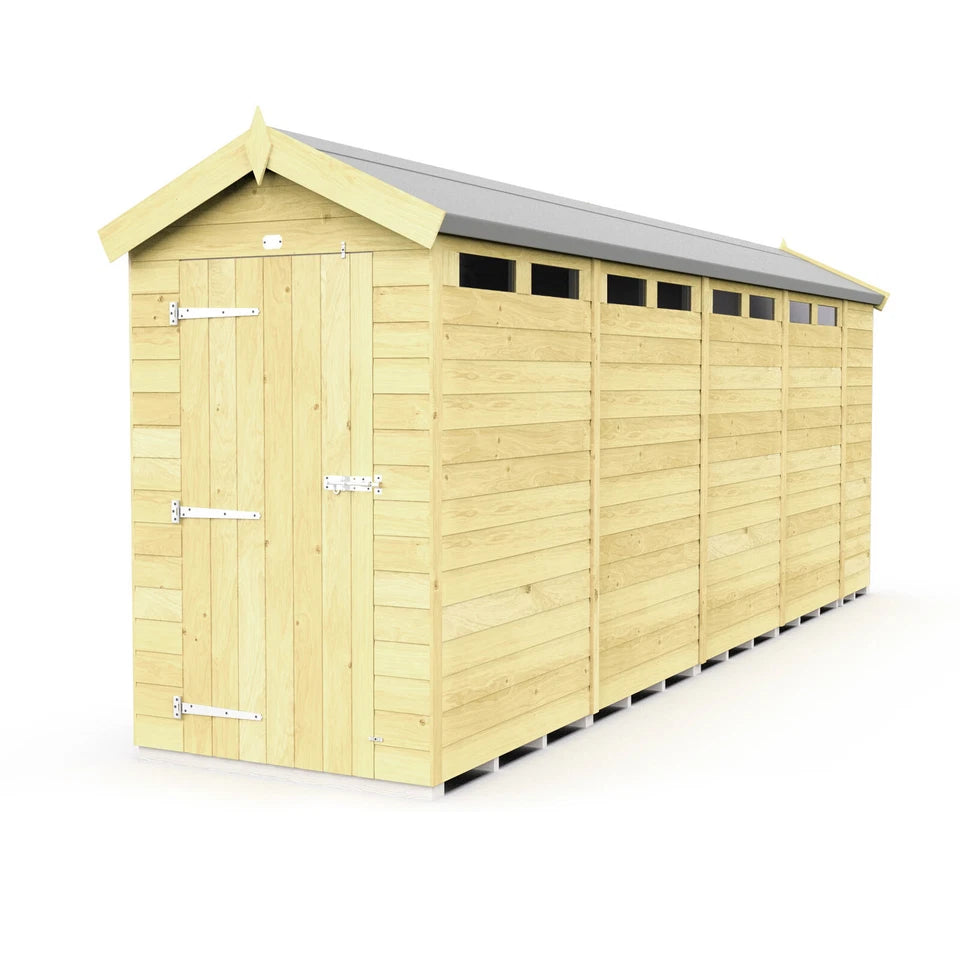 Premium Wooden Garden Storage Shed 4x18ft