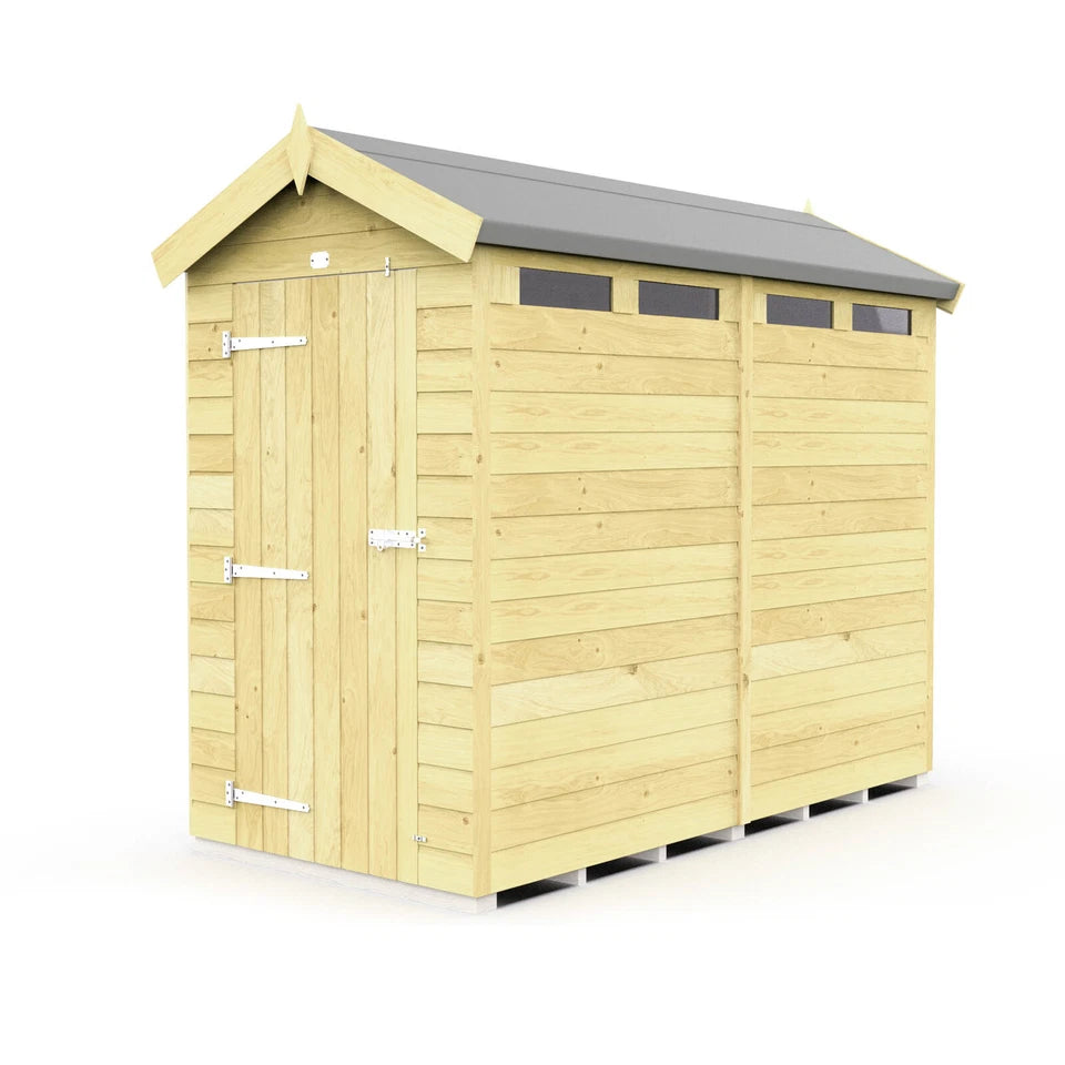 Premium Wooden Garden Storage Shed 4x8ft